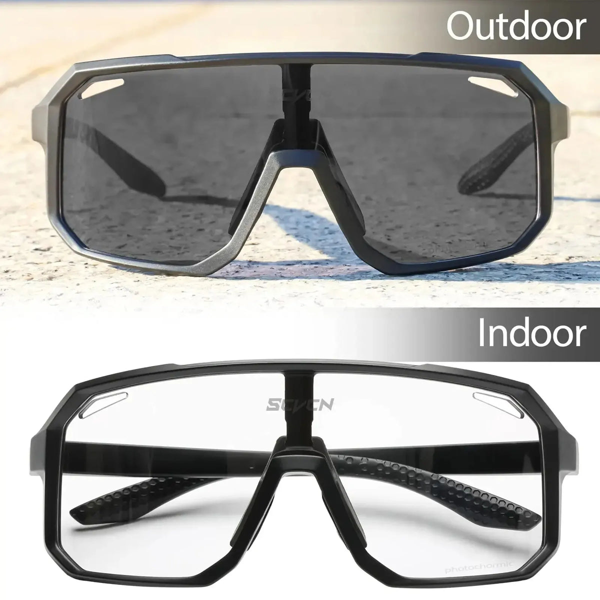 Photochromic UV400 Cycling Sunglasses for MTB & Road Cycling