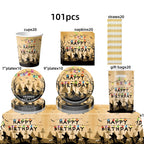 Horror Movie Stranger Theme Birthday Party Decoration Tableware Tablecloth Cup Plate Napkin Baby Shower Party Favors Supplies