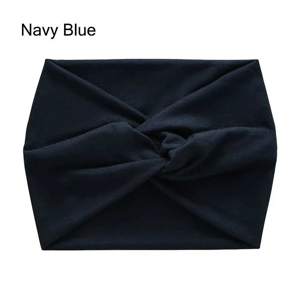 Twisted Extra Wide Turban Workout Headband for Women