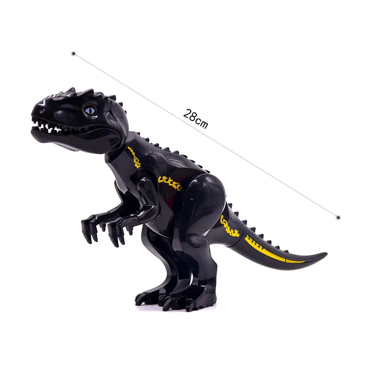 Jurassic Raptor Building Blocks Mini Dinosaur Construction Toy Set