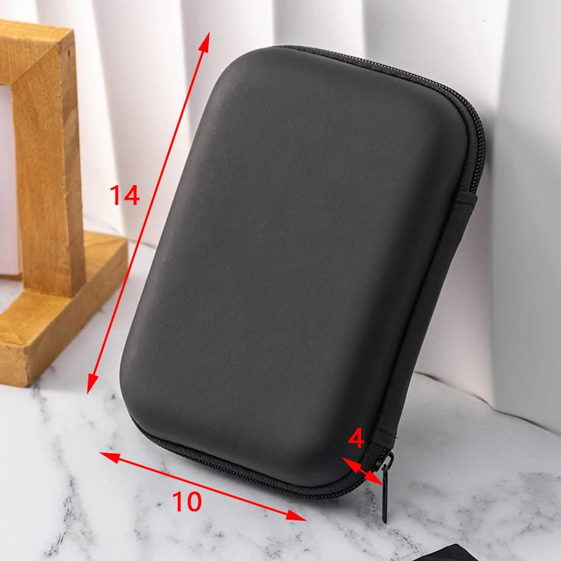 Portable Mini Hard Shell Electronics Organizer Case