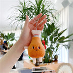 Fast Food Plush Keychain Set Burger & Fries Bag Charms