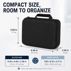Hard EVA Storage Case Waterproof Zipper Protective Travel Organizer Bag