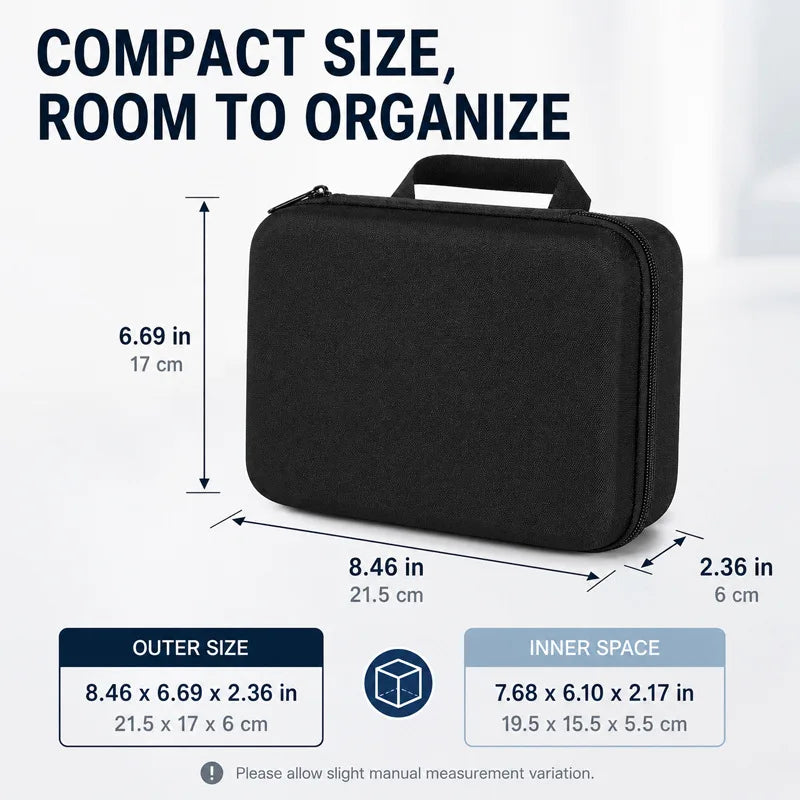 Hard EVA Storage Case Waterproof Zipper Protective Travel Organizer Bag