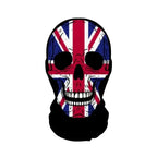 Halloween Skeleton Mask Elastic Mesh Hood Scary Party Cosplay Prop Breathable Face Cover Hood
