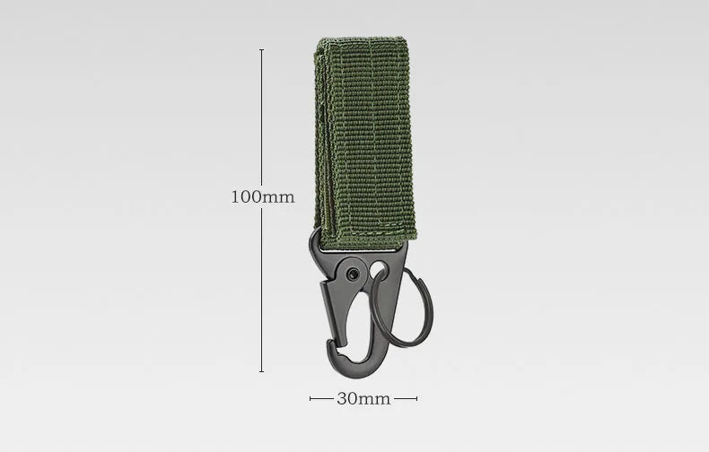 Tactical MOLLE Hanging Buckle Carabiner Clip for Outdoor Gear