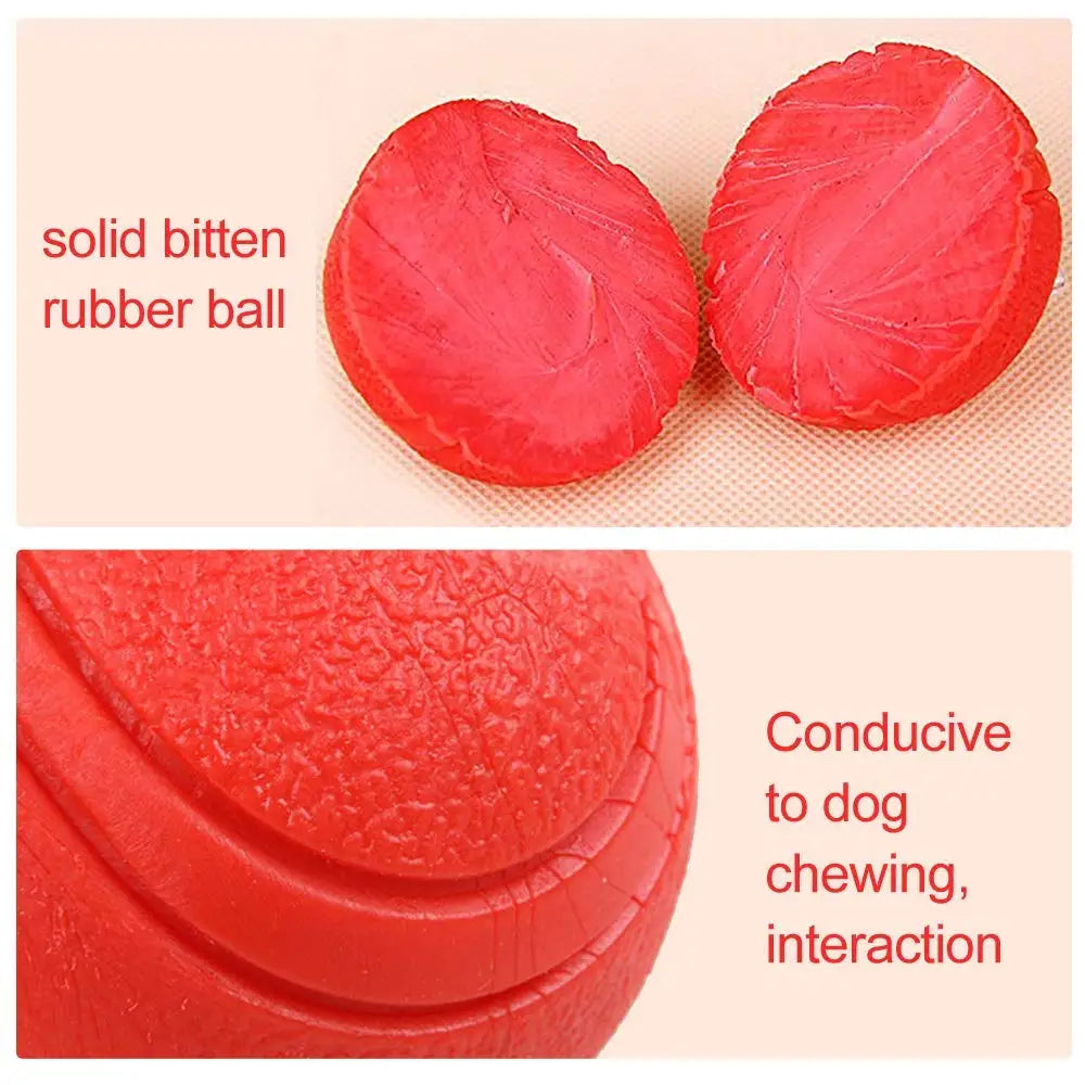 HOOPET Bite Resistant Rubber Dog Ball for Interactive Fetch Play