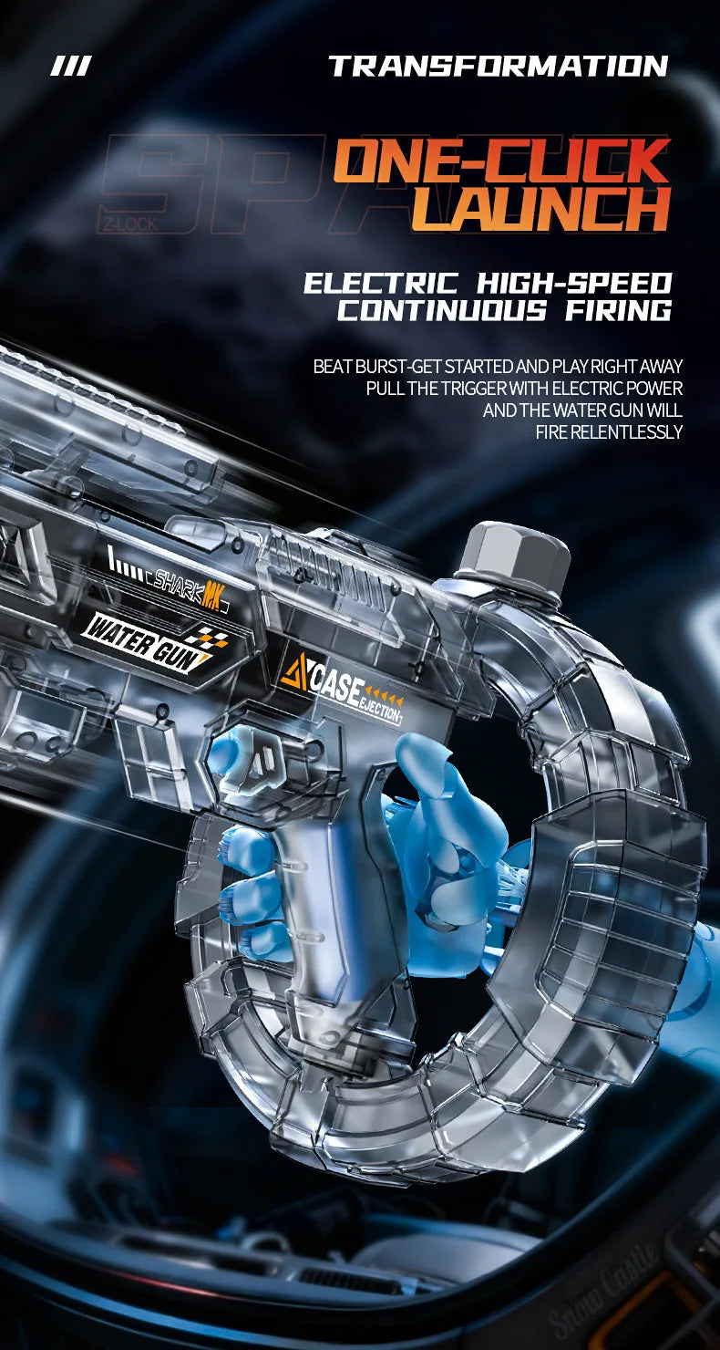 Electric Automatic Water Blaster with Rechargeable Battery