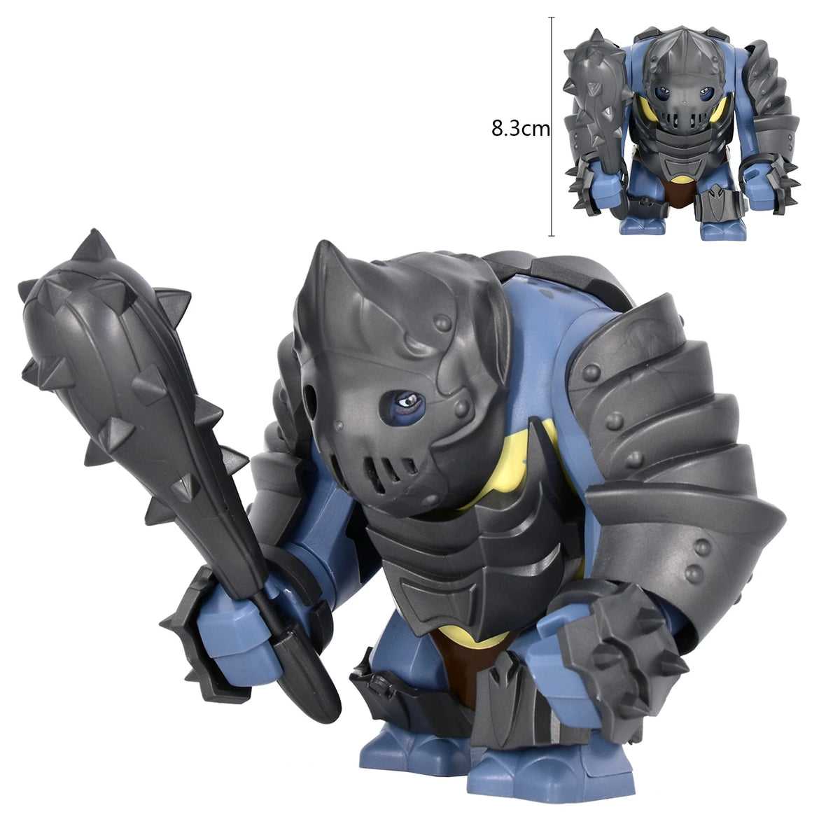 Medieval Orc Warrior Building Block Figure Fantasy Toy Set