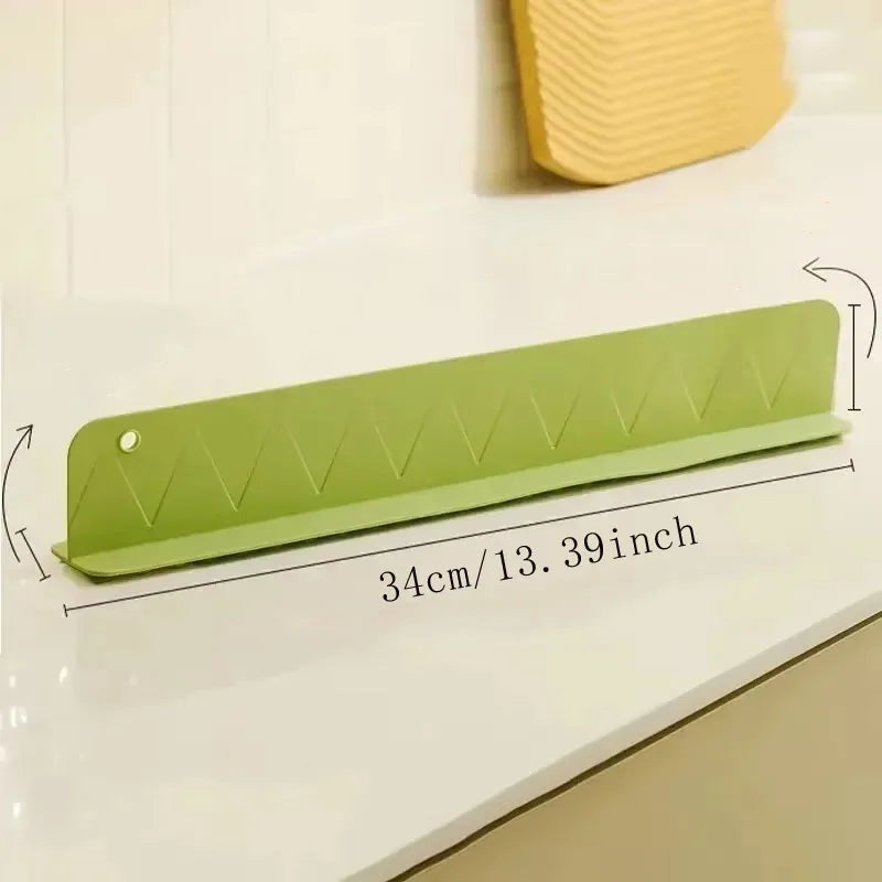 Silicone Sink Splash Guard – Waterproof Non-Slip Sink Baffle with Suction Cups