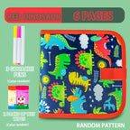 Erasable Reusable Doodle Book Drawing Pad with 12 Watercolor Pens