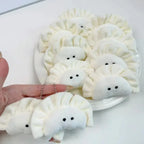 Soft Plush Dumpling Keychain Cute Food Bag Charm