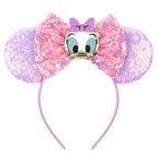 Sequin Mouse Ears Bow Headband for Women & Girls