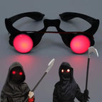 Halloween Red Eye Glasses Props Scary Funny Eyes Costume Role Play Glow in Dark Party Decor Halloween