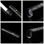 RGB Metal Lightsaber Rechargeable LED Cosplay Light Sword with Sound Effects
