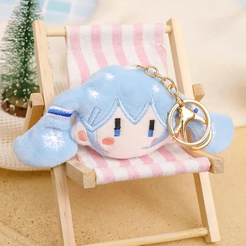 Cute Plush Doll Keychain Soft Bag Charm Pendant
