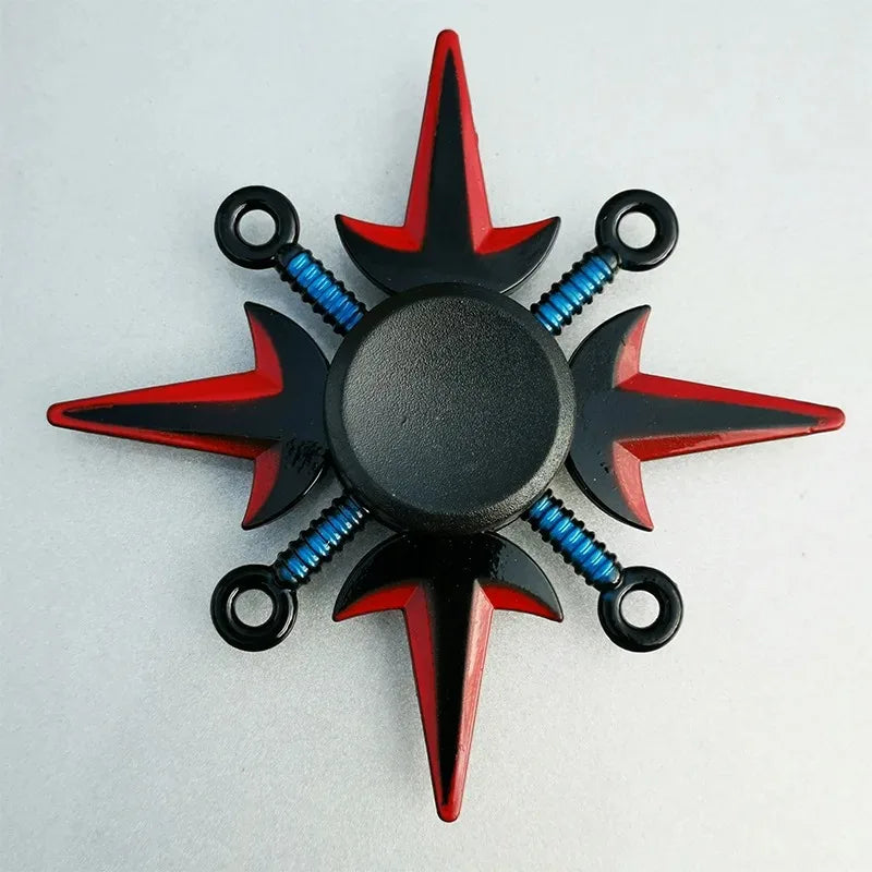 Ninja Shuriken Zinc Alloy Tri Fidget Spinner Stress Relief Toy