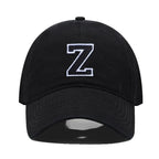 Initial Letter Embroidery Baseball Cap for Casual Sport Style