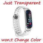 Bandai Dragon Ball Z Fashion Cartoon Action Printing Anime LED Type Watches Kids Watch Birthday Gifts Toys