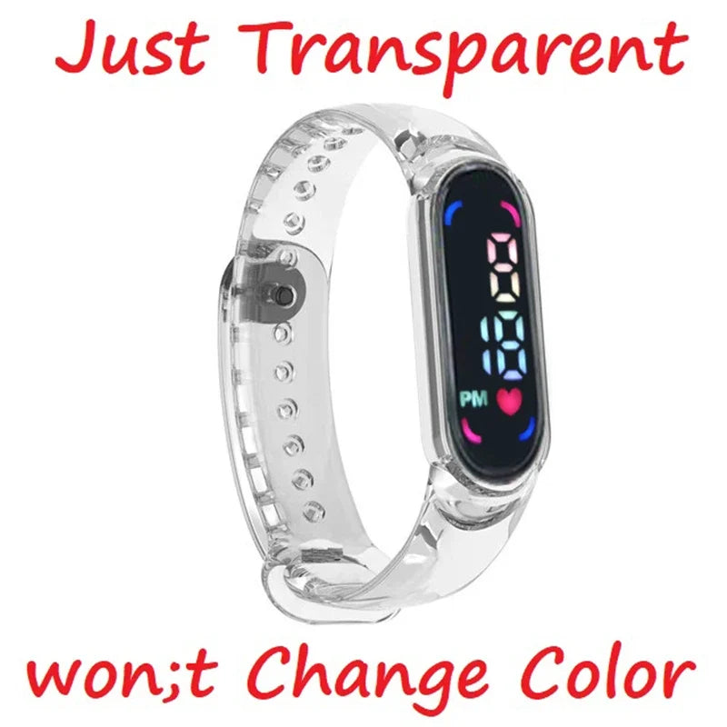 Bandai Dragon Ball Z Fashion Cartoon Action Printing Anime LED Type Watches Kids Watch Birthday Gifts Toys