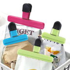 Portable Food Bag Sealing Clips – Reusable Kitchen Storage Seal Clamp for Snacks & Food Bags