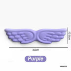 Keyboard Mouse Wrist Rest Angel Wing Memory Foam Mouse Pad Set Wrist Support Ergonomic Non-Slip for Computer Laptop Easy Typing