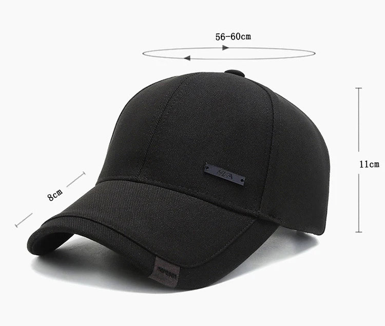 Unisex Hua Label Hip Hop Baseball Cap for Outdoor Casual Style