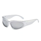 Y2K Wrap Around Sunglasses UV400 Punk Sport Fashion Eyewear for Men & Women