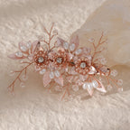 Pearl Flower Bridal Hair Comb for Women