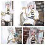 Frieren Beyond Journey's End Cosplay Costume Anime Magician Dress Elf Ear Halloween Party Charistmas for Women Girls