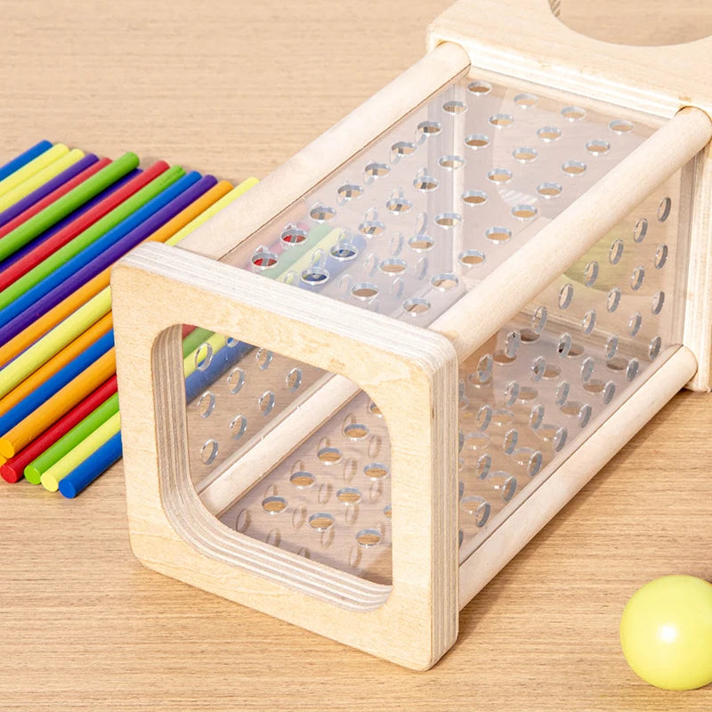Montessori Wooden Stick Board Game Parent Child Educational Toy