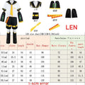 Homchee Trends COS Anime Men Len Cosplay Costume Anime Women Rin JK Uniform for Comic Con Outfits