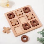 Montessori Wooden Mini Chess Brain Training Puzzle Toy for Kids
