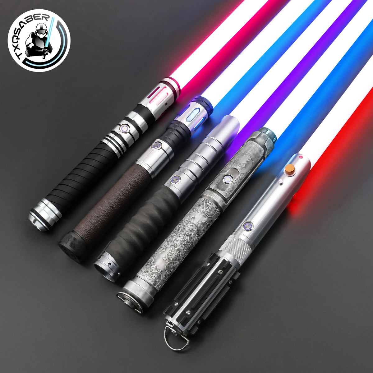 TXQSABER NEO PIXEL Lightsaber RGB Smooth Swing Combat Heavy Dueling Jedi Saber Sword Blaster Luminous Toy Cosplay