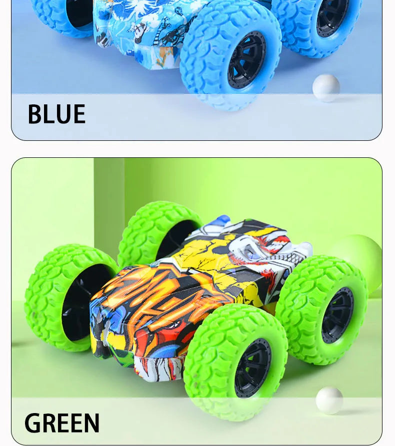 Double-Sided Inertia Off-Road Stunt Toy Car for Kids