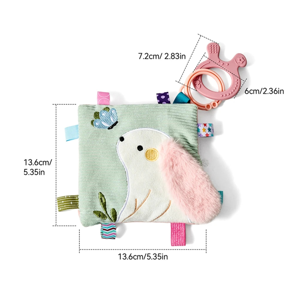 Montessori Cloth Tissue Box Sensory Activity Toy for Babies