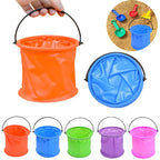 2PCS Collapsible Beach Sand Bucket Outdoor Play Set
