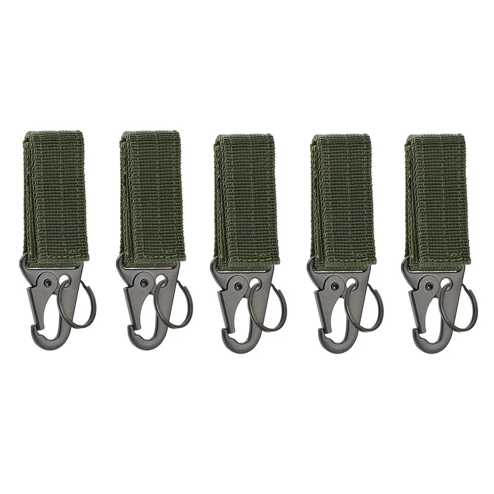 Tactical MOLLE Hanging Buckle Carabiner Clip for Outdoor Gear