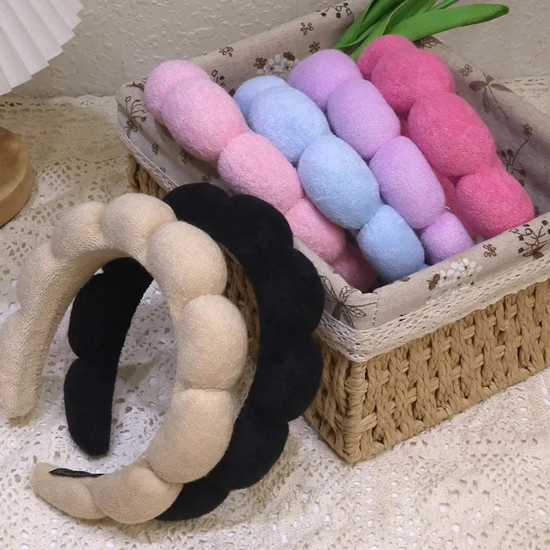 Fashion Sponge Spa Headband for Face Washing & Skincare