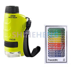 Pocket Microscope Science Toy Kit for Kids with LED Light STEM