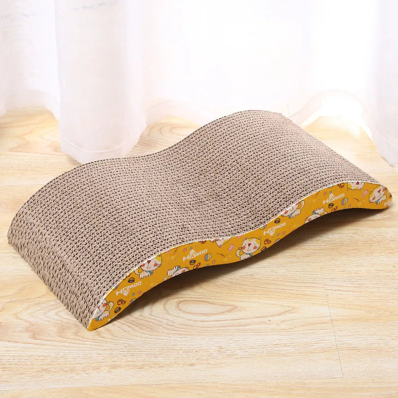 Corrugated Cardboard Cat Scratch Board for Healthy Claws and Play