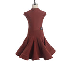 Latin Dance Fringe Dress Customized Tango ChaCha Samba Performance Costumes for Adult and Children's Latin Competition Clothing