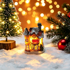 Christmas House Light Decorations For Home Ornaments Kids Xmas Gift New Year 2025 Navidad Decor Bedroom Night Light With Battery