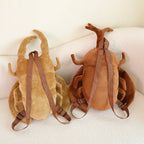 45CM Cartoon Cicada Beetle Plush Backpack Soft Stuffed Toy