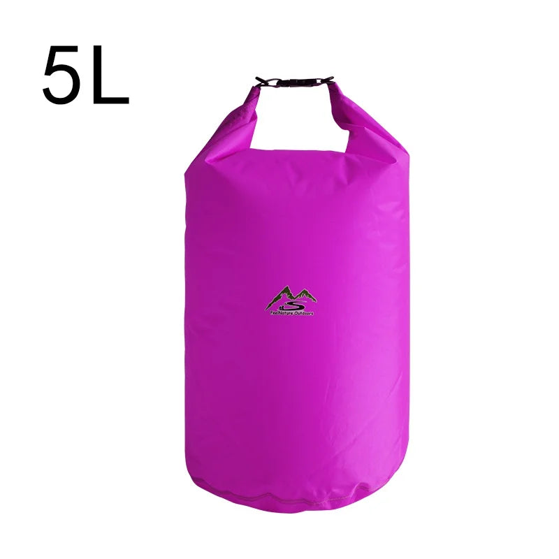 Waterproof Dry Bag Large Capacity Roll Top Storage for Camping Hiking & Water Sports