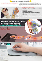 Cute Wrist Guard Silica Gel Support Pad Can Freely Move Office Guard Mouse Pad Ergonomic Wrist Rest Mouse Pad For Pc Laptop Comp