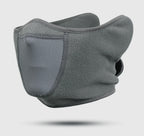 Outdoor face mask, cycling antifreeze head cover, winter skiing face protection, warm ear mask, fleece windproof face mask
