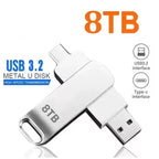 New 16TB USB 3.2 Flash Drives High Speed Transfer Metal Pendrive Memory Card Pendrive Flash Disk Memoria Waterproof Stick 2026