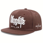 Thug Life Embroidery Snapback Baseball Cap for Streetwear Style