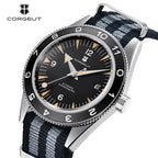 41MM Sapphire Glass 100m Waterproof Japan  Automatic Luminous Mens Watch Nylon Strap